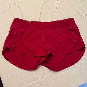Lululemon speed short size 10